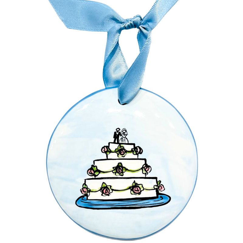 Wedding Cake Ornament.